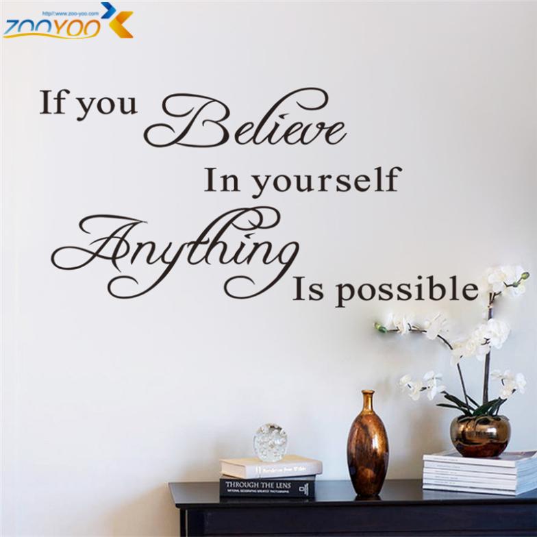Believe In Yourself Wall Sticker - whimsyandever