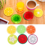 Sliced Fruit Silicone Coasters - whimsyandever