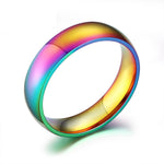 Spectrum Titanium Stainless Steel Ring - whimsyandever