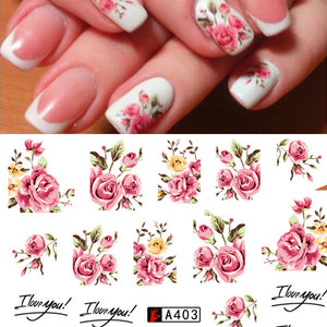 Sweet Flowers for You Nail Art - whimsyandever