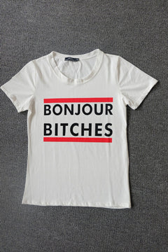 Bonjour Betches Tee - whimsyandever