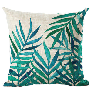 Tropical Plants Cushion Cover - whimsyandever