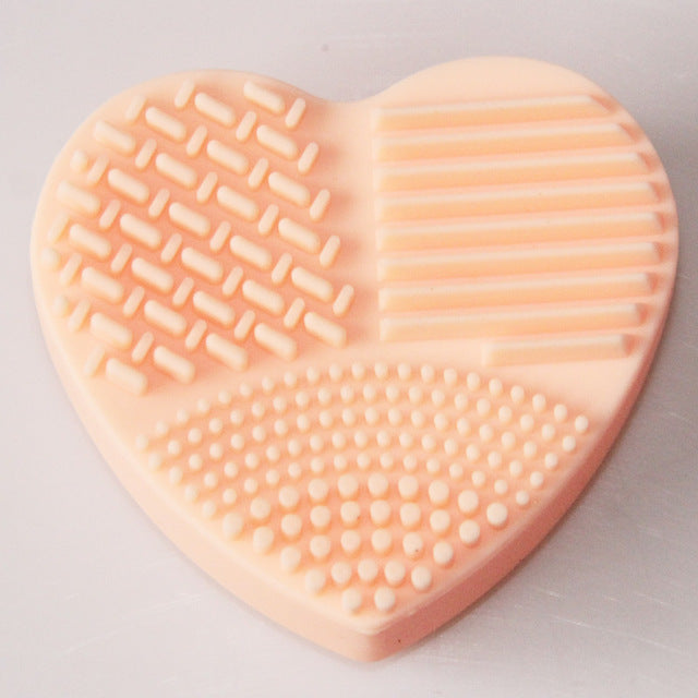 Hearts Silicone Make Up Brush Cleaner - whimsyandever
