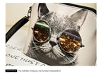 Cool Cat in the City Bag - whimsyandever