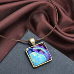 Aztec Pyramid Glowing Crystal Pendant - whimsyandever