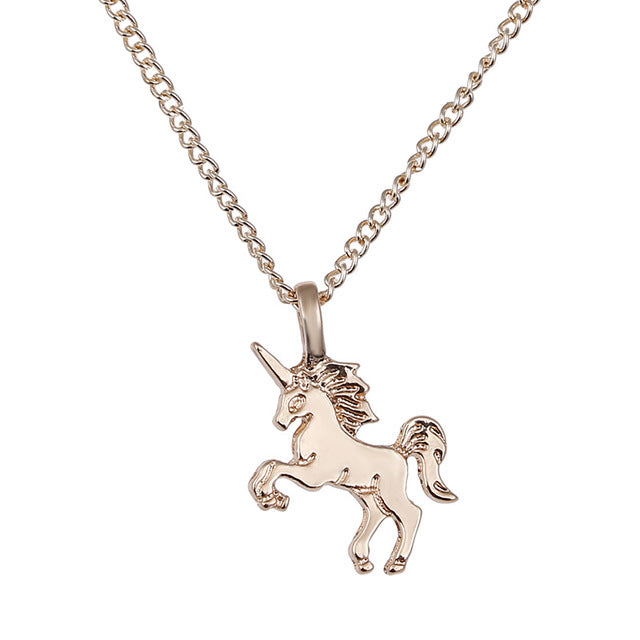 Prancing Unicorn Necklace - whimsyandever