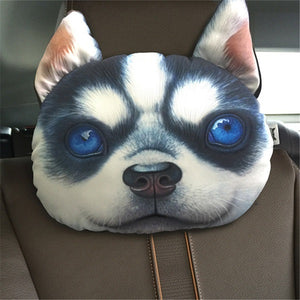 Animal Face Neck Pillow - whimsyandever