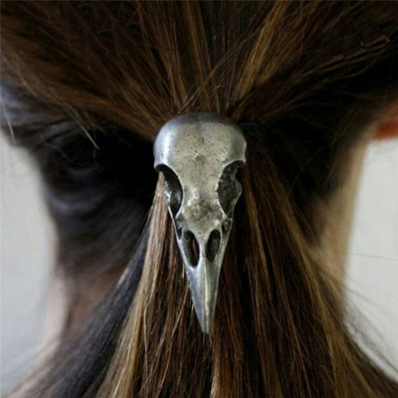 Crow Skull Hair Ties - whimsyandever