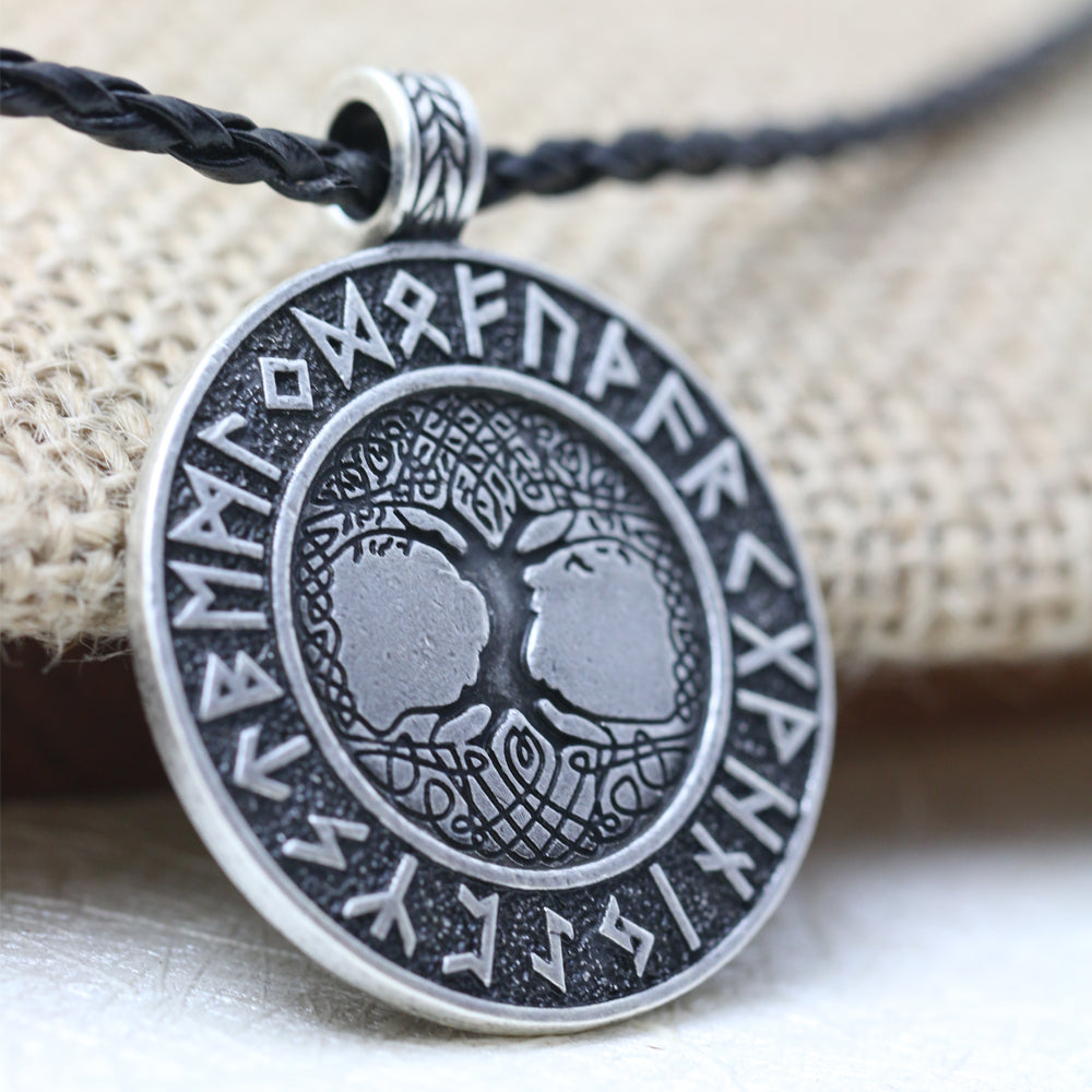 Vikings Runes Tree of Life Talisman - whimsyandever