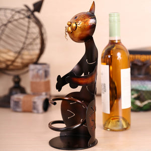 Cat Hugs Wineholder - whimsyandever