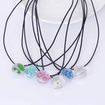 Wishing Glass Flowers Necklace - whimsyandever