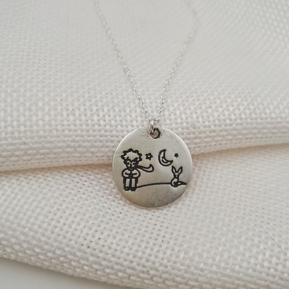 Little Prince and Fox Pendant - whimsyandever