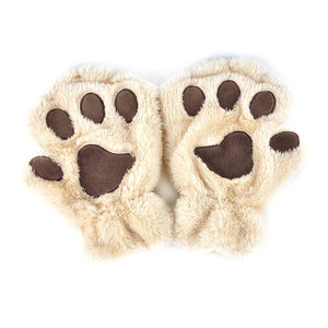 Claw Paw Plush Mitten - whimsyandever