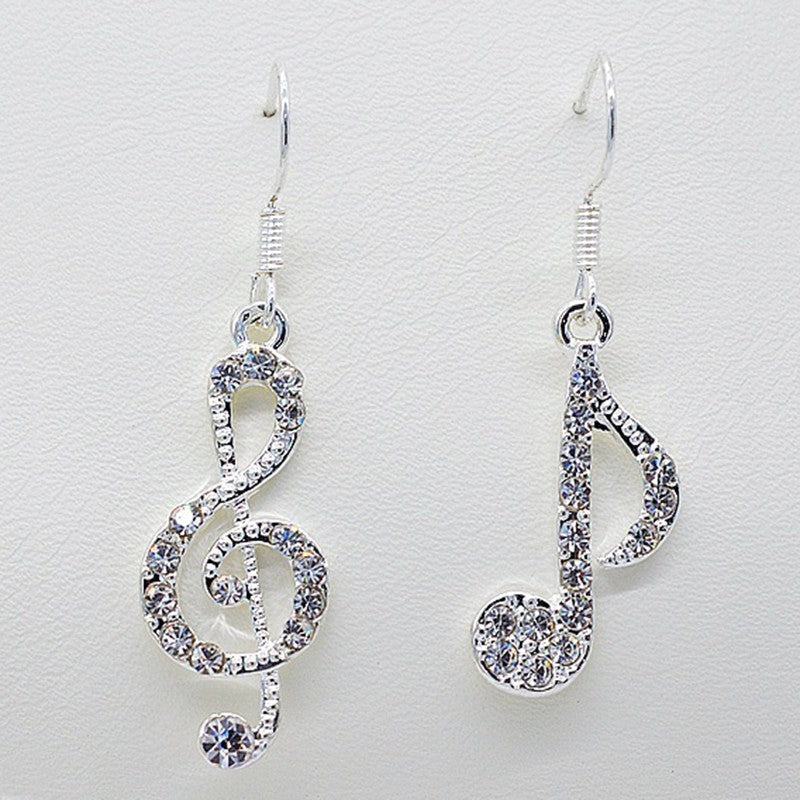 Musical Notes Mismatched Earrings - whimsyandever