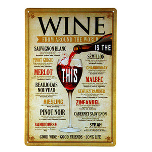 Elixir Wine Sign Poster - whimsyandever