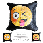 Reversible Emoji Cushion Cover - whimsyandever