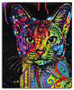 RocknRoll Kitty: Van-Go Paint-By-Number Kit - whimsyandever