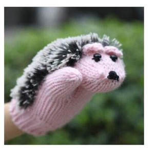 Hedgehog Fluffy Mittens - whimsyandever