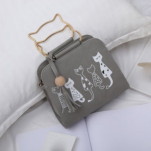 Purrrfect Cat Messenger Bag - whimsyandever