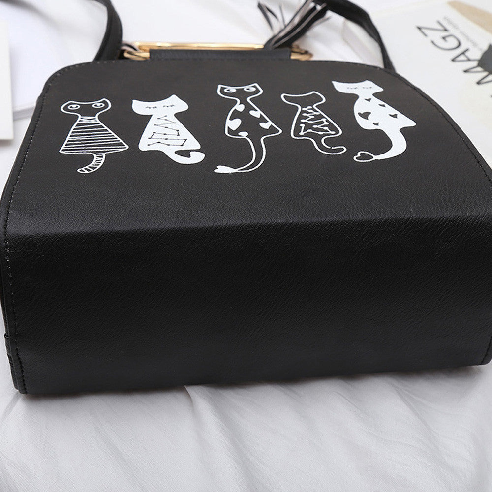 Purrrfect Cat Messenger Bag - whimsyandever