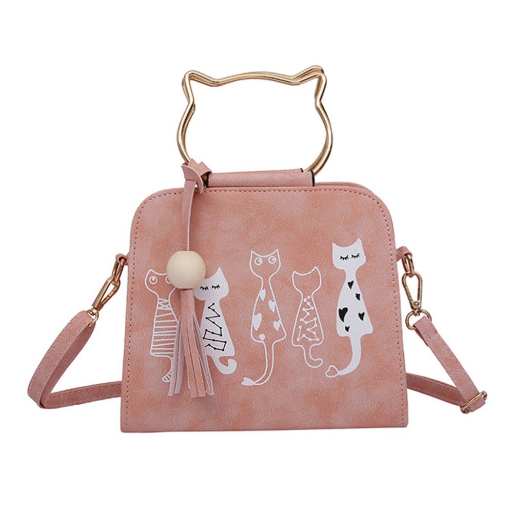 Purrrfect Cat Messenger Bag - whimsyandever