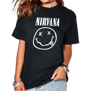 Nirvana Loopy Face Tee - whimsyandever