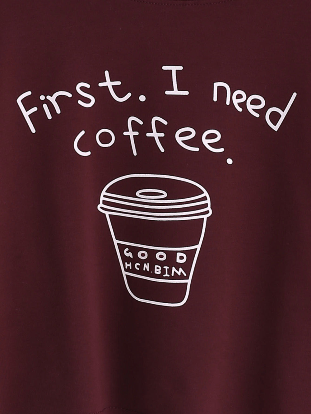 First I Need Coffee Sweatshirt - whimsyandever