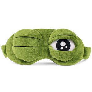 Frog Prince Sleep Mask - whimsyandever
