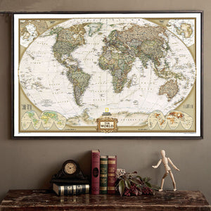 Vintage World Map - whimsyandever