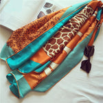 Giraffe and Friends Silk Scarves - whimsyandever