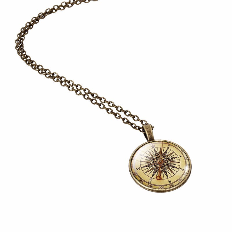 Follow the Stars Compass Necklace - whimsyandever