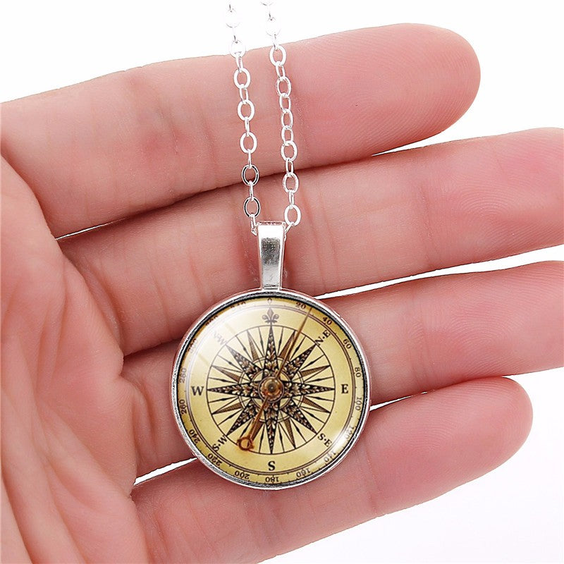 Follow the Stars Compass Necklace - whimsyandever