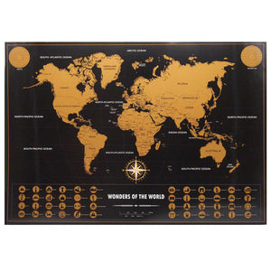 Scratch Off World Map - whimsyandever