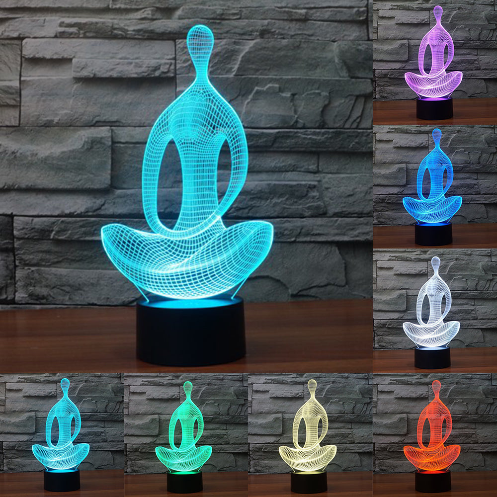Mystical Yoga LED Nightlight - whimsyandever