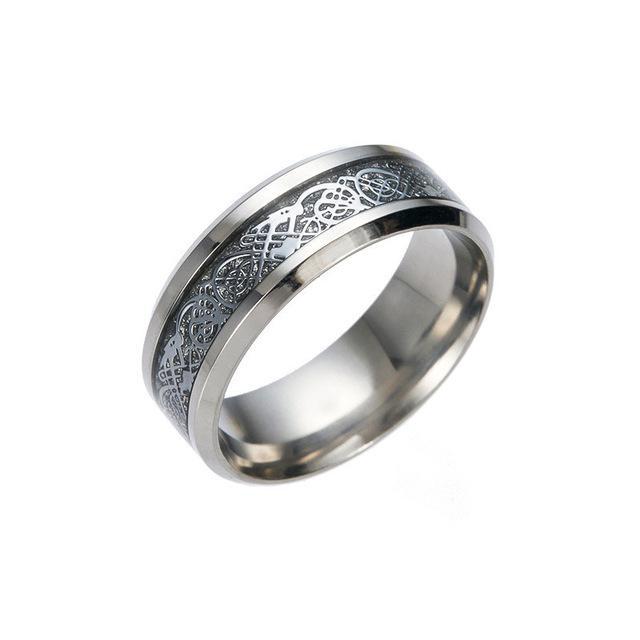 Dragon Steel Glowing Ring - whimsyandever
