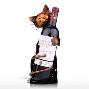 Cat Hugs Wineholder - whimsyandever