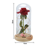 Beauty's Glass Rose Centerpiece - whimsyandever