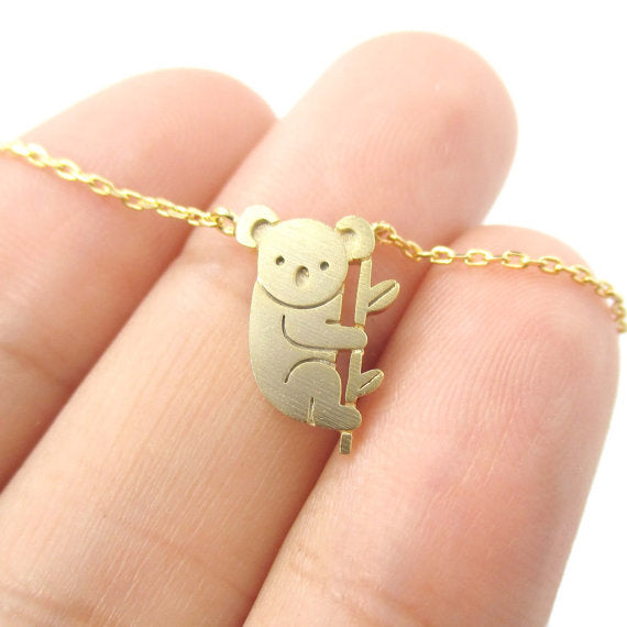 Climbin' Koala Necklace - whimsyandever