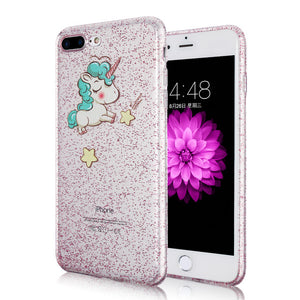 Glitter Baby Unicorn Phone Case - whimsyandever