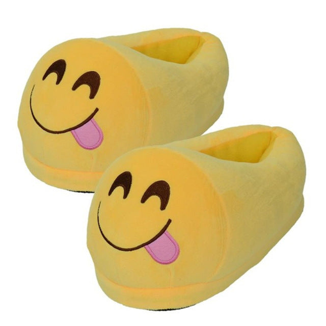 Emoji Bedroom Slippers - whimsyandever