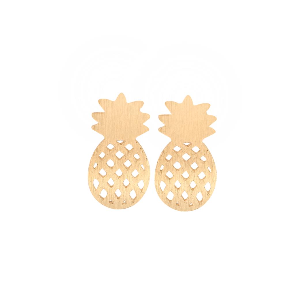 Tropical Pineapple Studs - whimsyandever